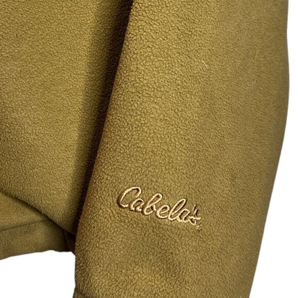 Cabela's Men's Pullover Heavyweight VTG Fleece‎ Jacket 1/4 Button Front SZ L - Picture 6 of 8
